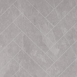 Berry Alloc Kitchen Walls - Light Slate Herringbone