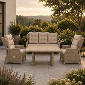 Napoli Recliner Sofagruppe Beige