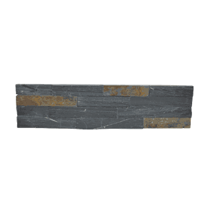 Stone wall - Sort/Rust veggpanel