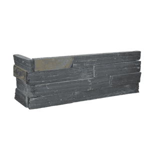 Stone wall - Sort/Rust utvendig hjørne