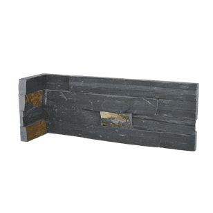 Stone wall - Sort/Rust innvendig hjørne