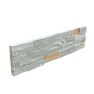 Stone wall - Grå-rust naturlig endestein