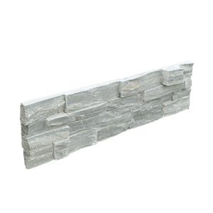 Stone wall - Grå naturlig endestein