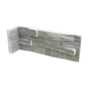 Stone wall - Grå innvendig hjørne