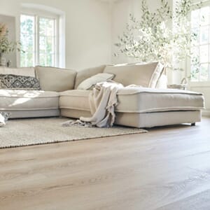 Nordic Klikkvinyl med kork - Hvit Eik