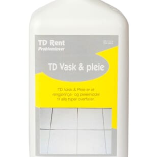 TD Rent - Vask og pleie